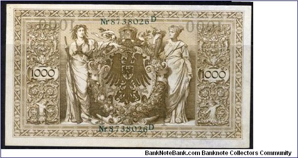 Banknote from Germany year 1910