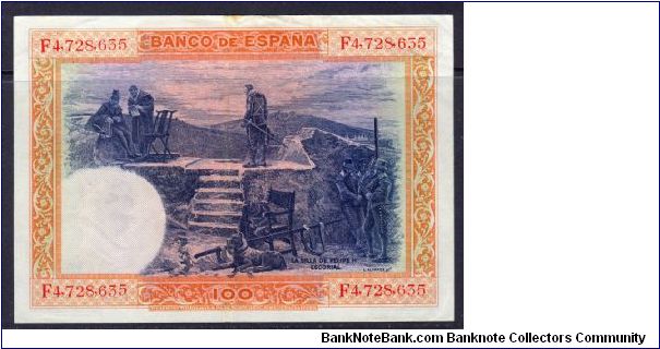 Banknote from Spain year 1925