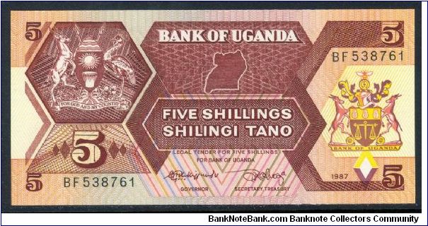 P-27 5 shillings Banknote