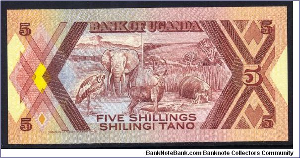 Banknote from Uganda year 1987