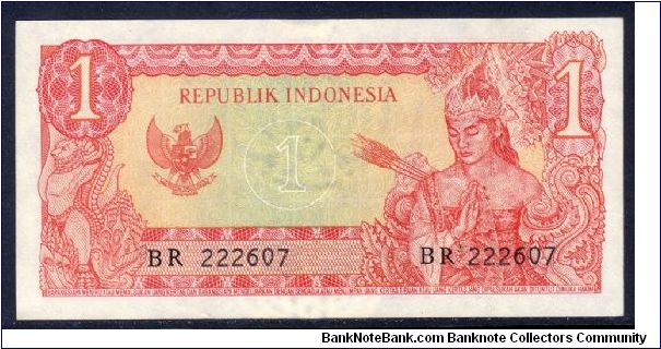 Banknote from Indonesia year 1964