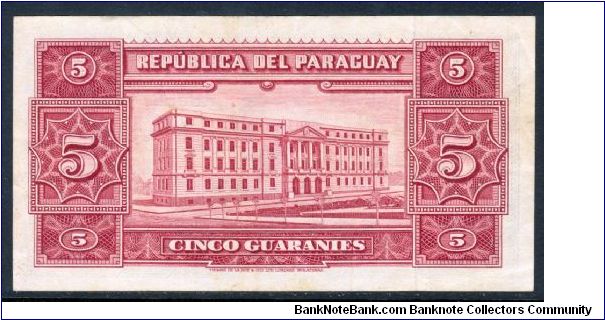 Banknote from Paraguay year 1952