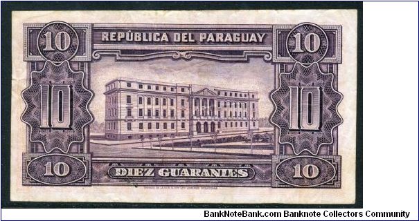 Banknote from Paraguay year 1952