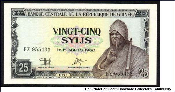 P-17 25 sylis Banknote