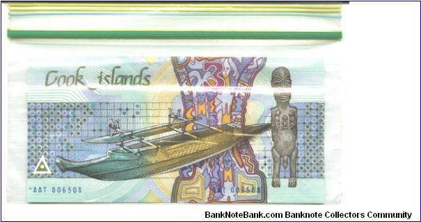 Banknote from Cook Islands year 1987