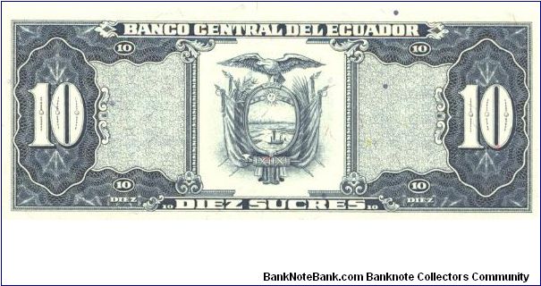 Banknote from Ecuador year 1988