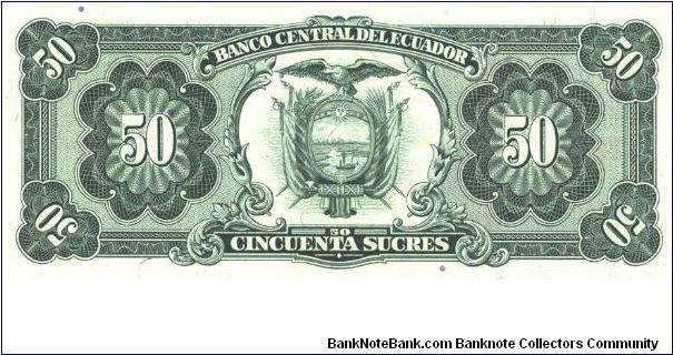 Banknote from Ecuador year 1988