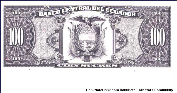 Banknote from Ecuador year 1993