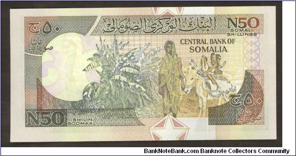 Banknote from Somalia year 1991