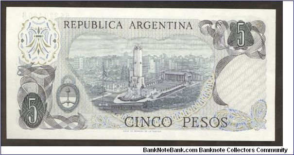 Banknote from Argentina year 1974