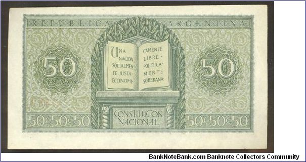 Banknote from Argentina year 1951