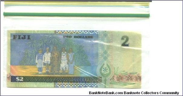 Banknote from Fiji year 1996