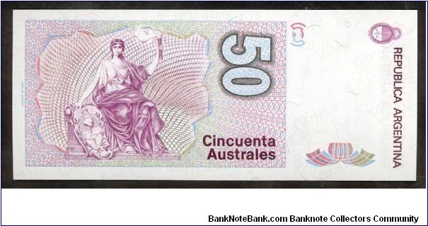 Banknote from Argentina year 1986