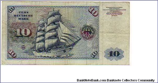 Banknote from Germany year 1977