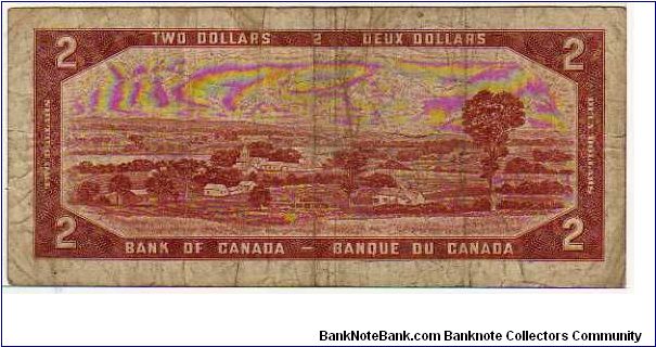 Banknote from Canada year 1954