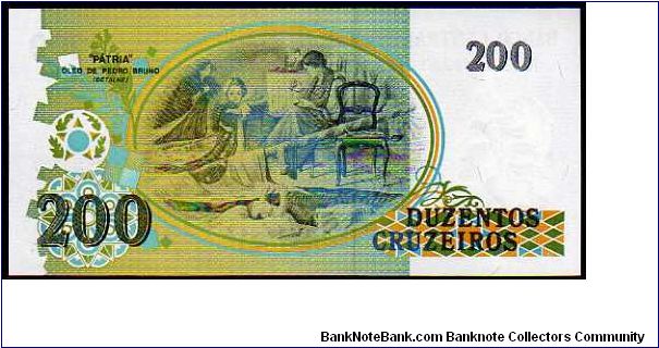 Banknote from Brazil year 1992