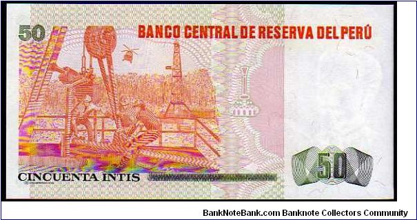 Banknote from Peru year 1987