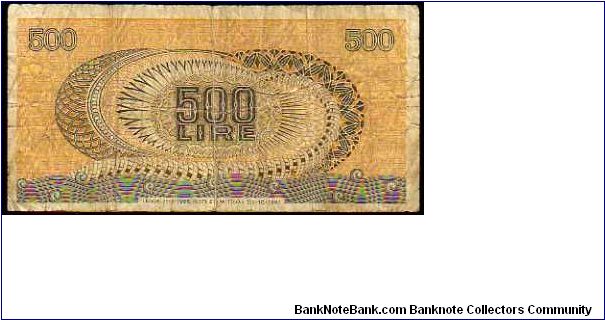 Banknote from Italy year 1971