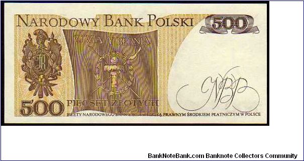 Banknote from Poland year 1982