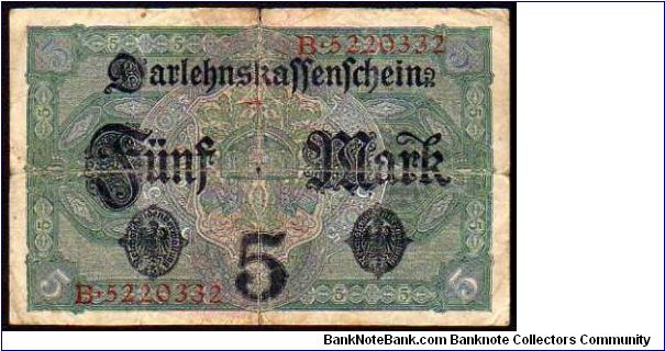 Banknote from Germany year 1917