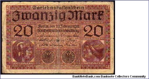 EMPIRE - 20 Mark - pk# 57 Banknote