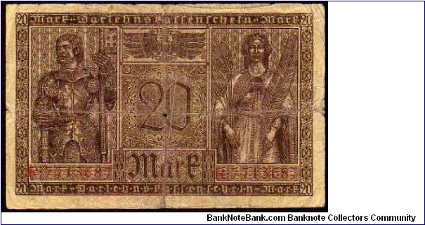 Banknote from Germany year 1918