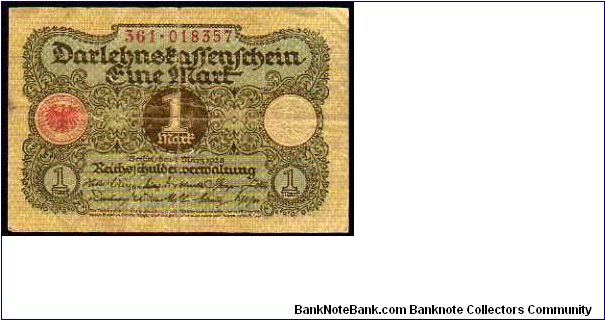 1 Mark - pk# 58 Banknote