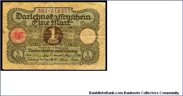 1 Mark - pk# 58 Banknote