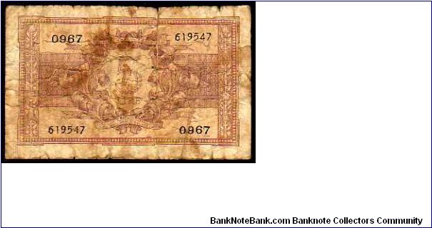 Banknote from Italy year 1944