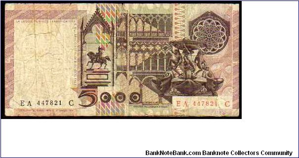 Banknote from Italy year 1979