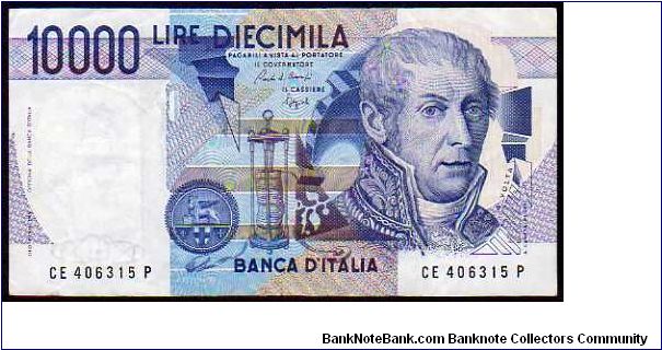 10'000 Lire - pk# 112 b - 03.09.1984 - sign.Ciampi & Speziali Banknote