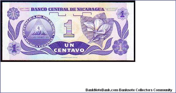 Banknote from Nicaragua year 1991