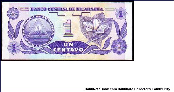 Banknote from Nicaragua year 1991