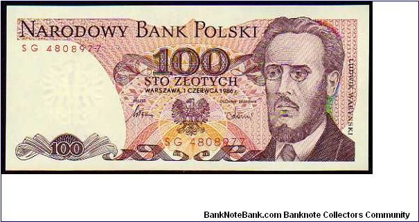 100 Zlotych - Pk 143 e Banknote
