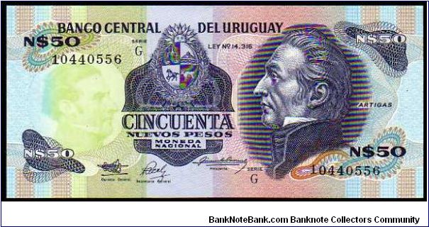 50 Nuevos Pesos

Pk 61a Banknote
