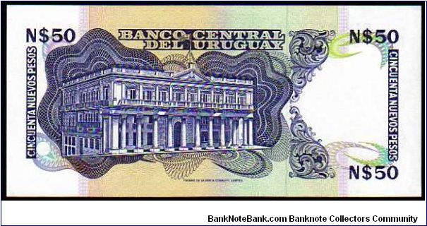 Banknote from Uruguay year 1989