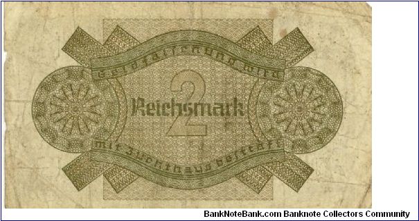 Banknote from Germany year 1939