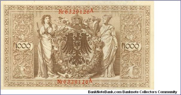 Banknote from Germany year 1910