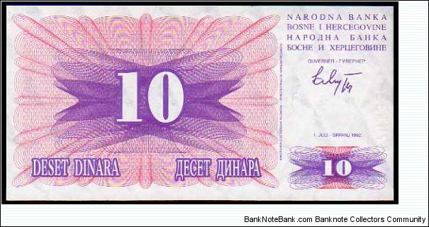 10 Dinara__

Pk 10 Banknote