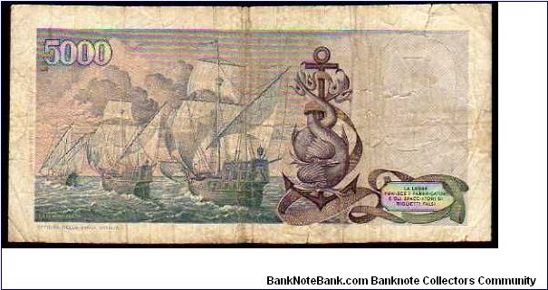 Banknote from Italy year 1973