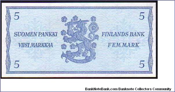 Banknote from Finland year 1963