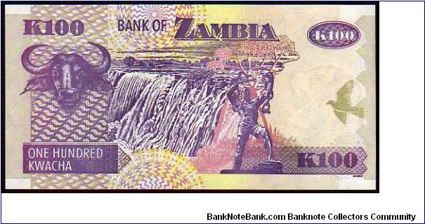 Banknote from Zambia year 2005