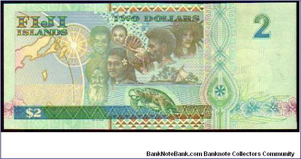 Banknote from Fiji year 2000