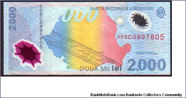 Banknote from Romania year 1999