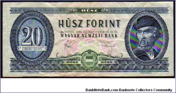 20 Forint
Pk 169g Banknote