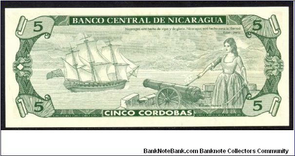 Banknote from Nicaragua year 1991