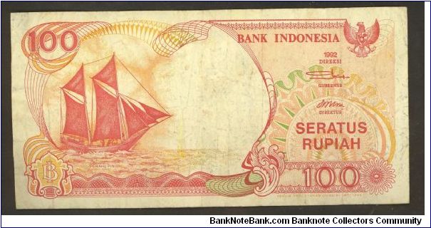 Indonesia 100 Rupiah 1992 P127 Banknote