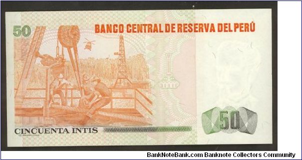 Banknote from Peru year 1987