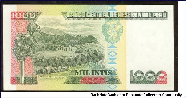 Banknote from Peru year 1988