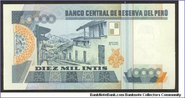 Banknote from Peru year 1988